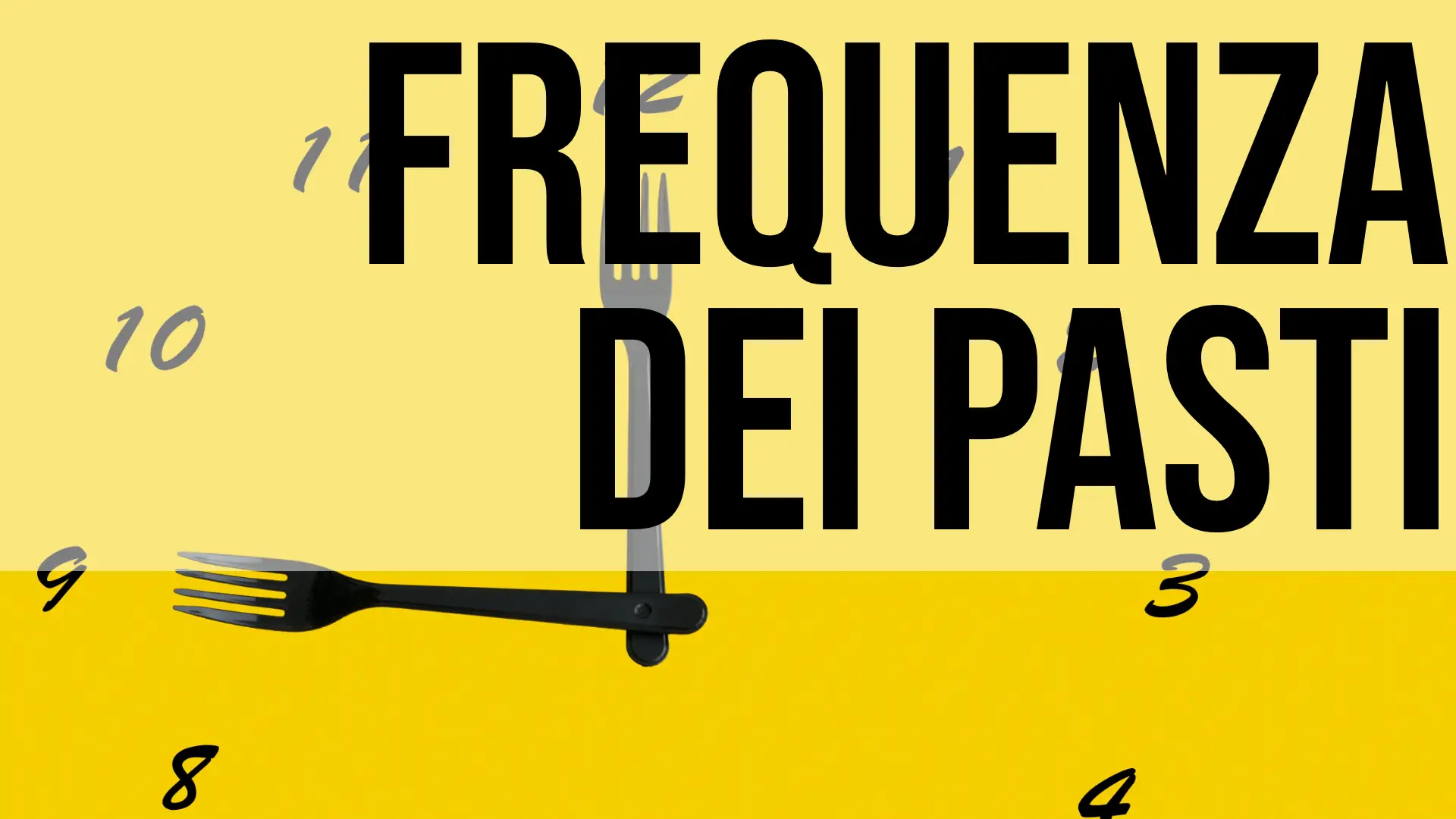 Copertina frequenza dei pasti